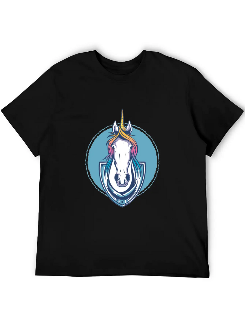 Unicorn Trophy Classic Fit Graphic Tee For Daily Comfort – Unisex Cotton Shirt