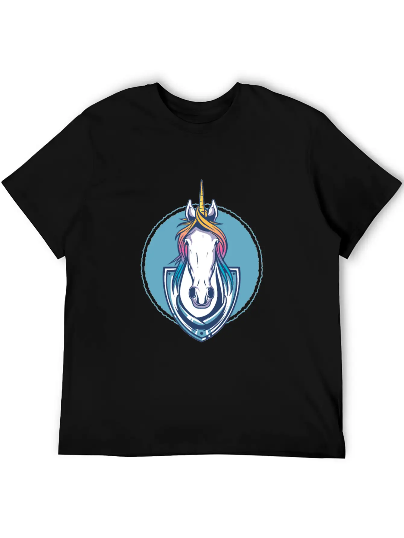 Unicorn Trophy Classic Fit Graphic Tee For Daily Comfort – Unisex Cotton Shirt