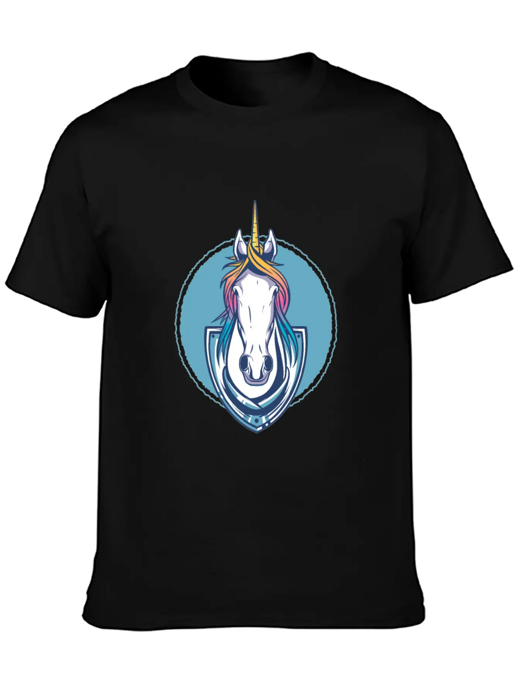 Unicorn Trophy Classic Fit Graphic Tee For Daily Comfort – Unisex Cotton Shirt