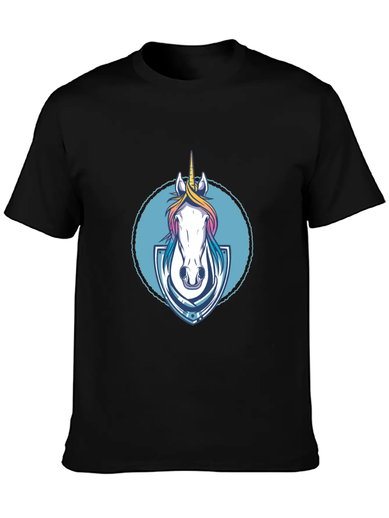 Unicorn Trophy Classic Fit Graphic Tee For Daily Comfort – Unisex Cotton Shirt