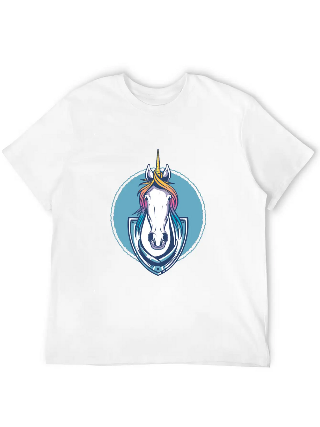 Unicorn Trophy Classic Fit Graphic Tee For Daily Comfort – Unisex Cotton Shirt