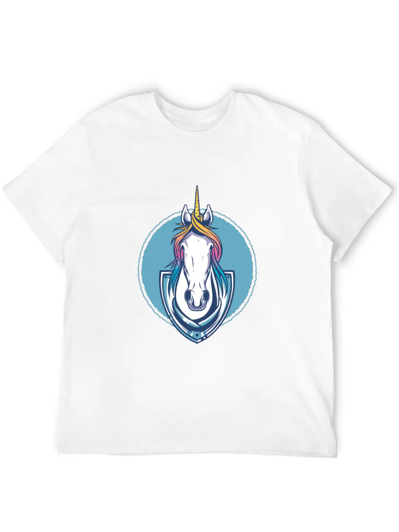 Unicorn Trophy Classic Fit Graphic Tee For Daily Comfort – Unisex Cotton Shirt