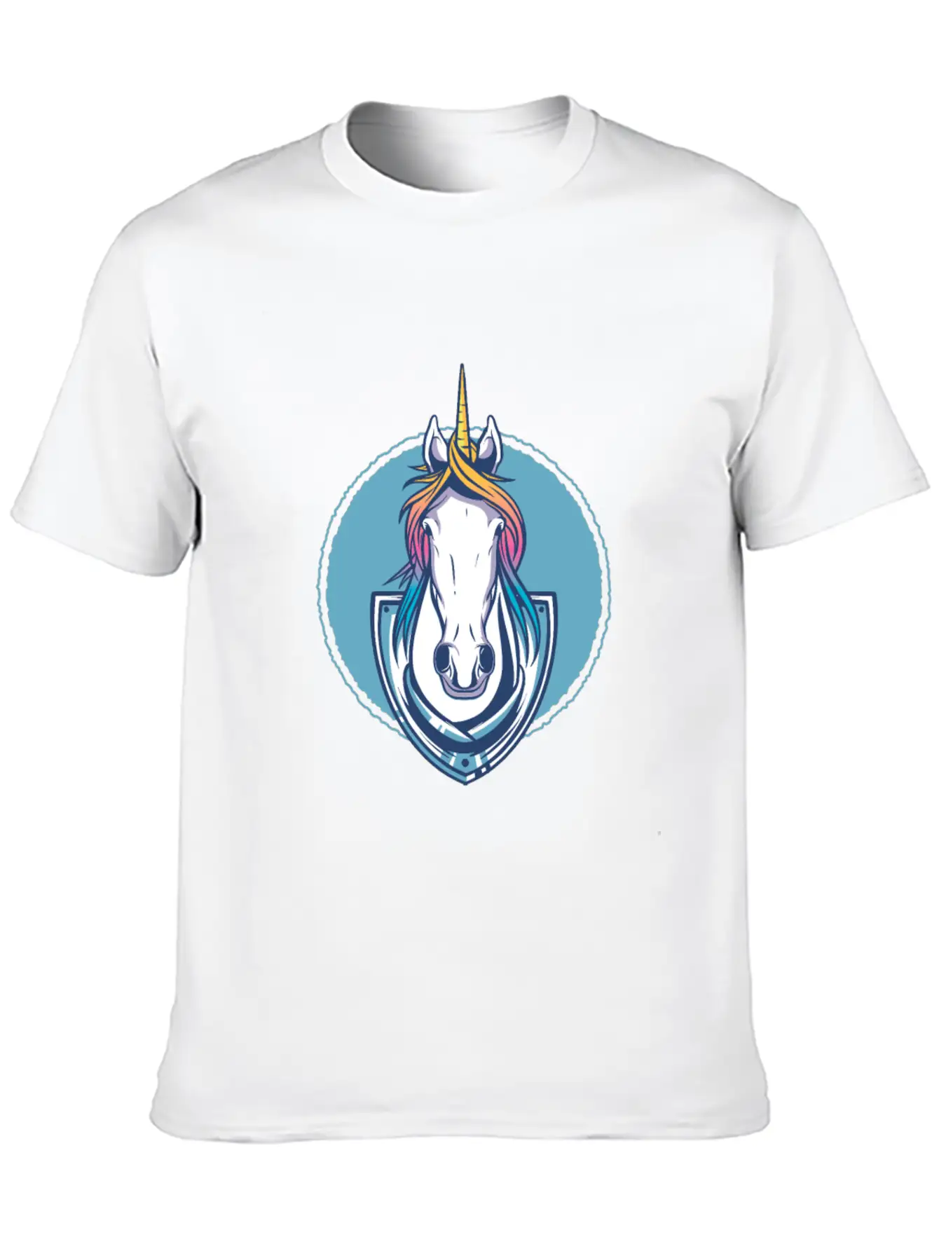 Unicorn Trophy Classic Fit Graphic Tee For Daily Comfort – Unisex Cotton Shirt