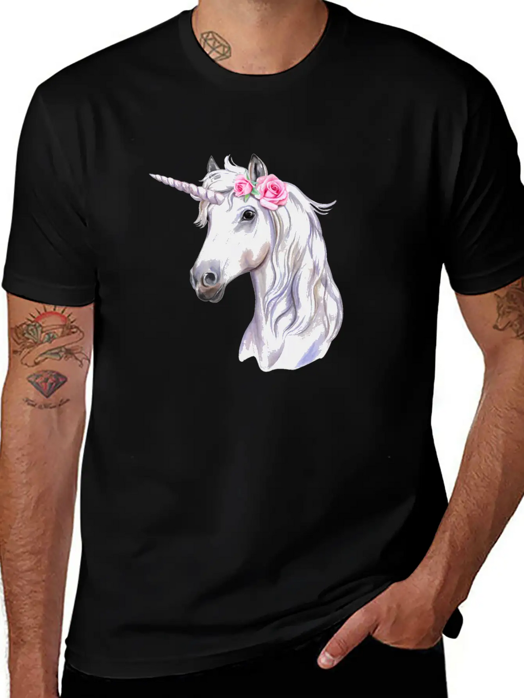 Unicorn Unisex Casual T-Shirt – Clean Design For Daily Comfort