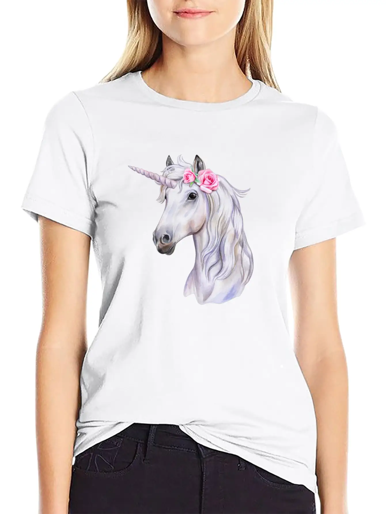 Unicorn Unisex Casual T-Shirt – Clean Design For Daily Comfort