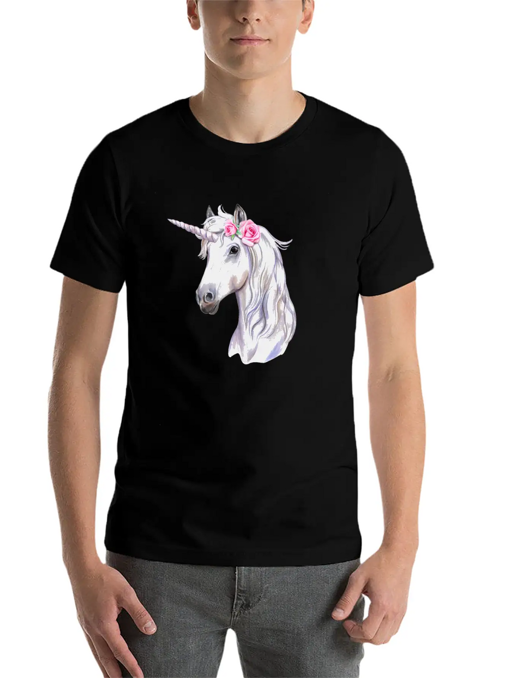 Unicorn Unisex Casual T-Shirt – Clean Design For Daily Comfort
