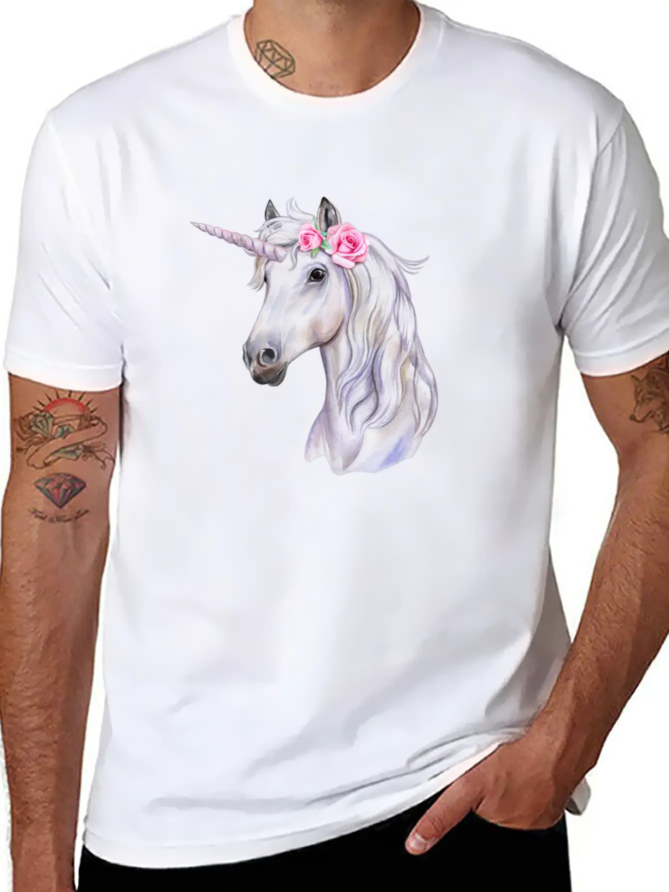 Unicorn Unisex Casual T-Shirt – Clean Design For Daily Comfort