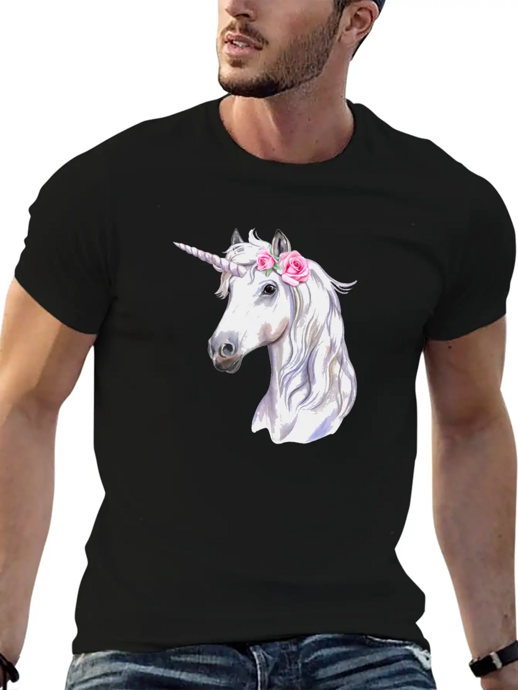 Unicorn Unisex Casual T-Shirt – Clean Design For Daily Comfort