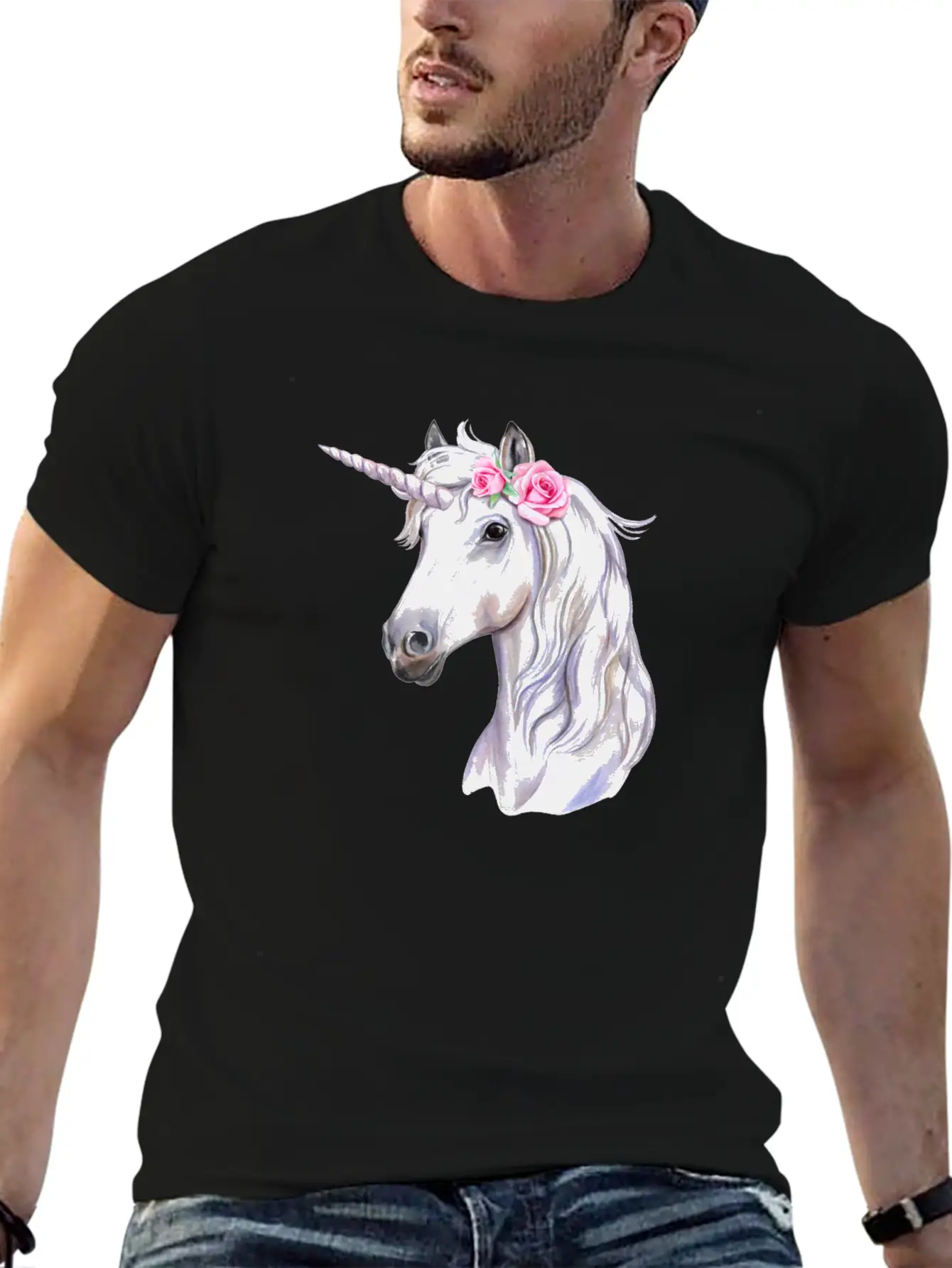 Unicorn Unisex Casual T-Shirt – Clean Design For Daily Comfort