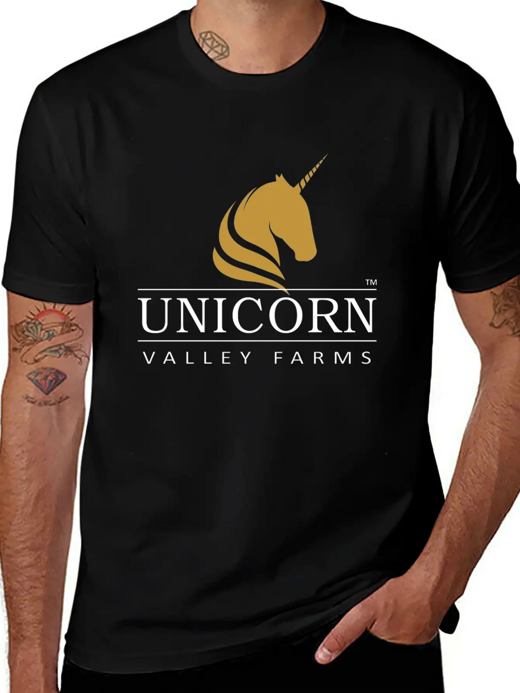 Unicorn Valley Farms Breathable Soft Cotton T-Shirt – Timeless Casual Look