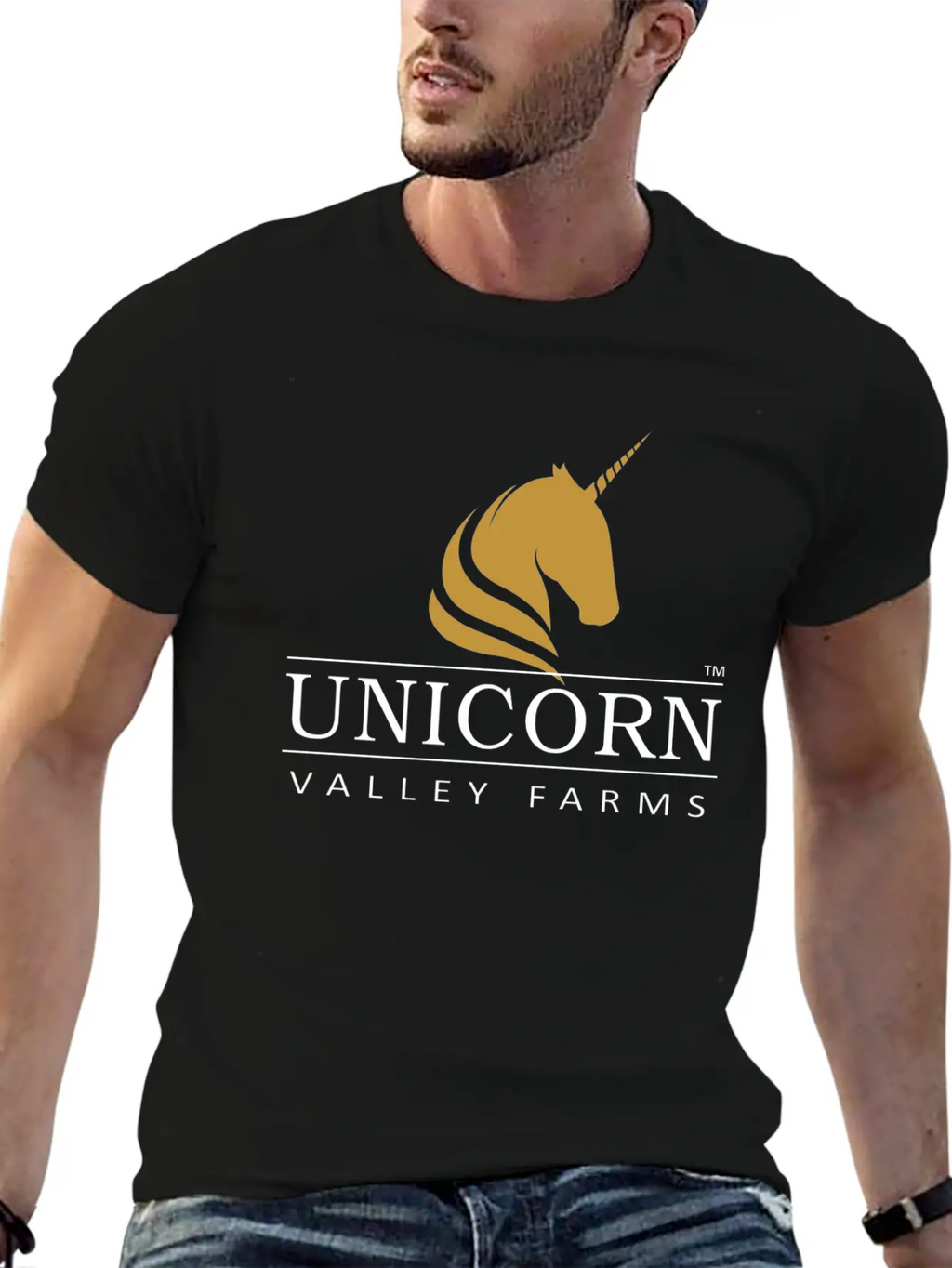 Unicorn Valley Farms Breathable Soft Cotton T-Shirt – Timeless Casual Look