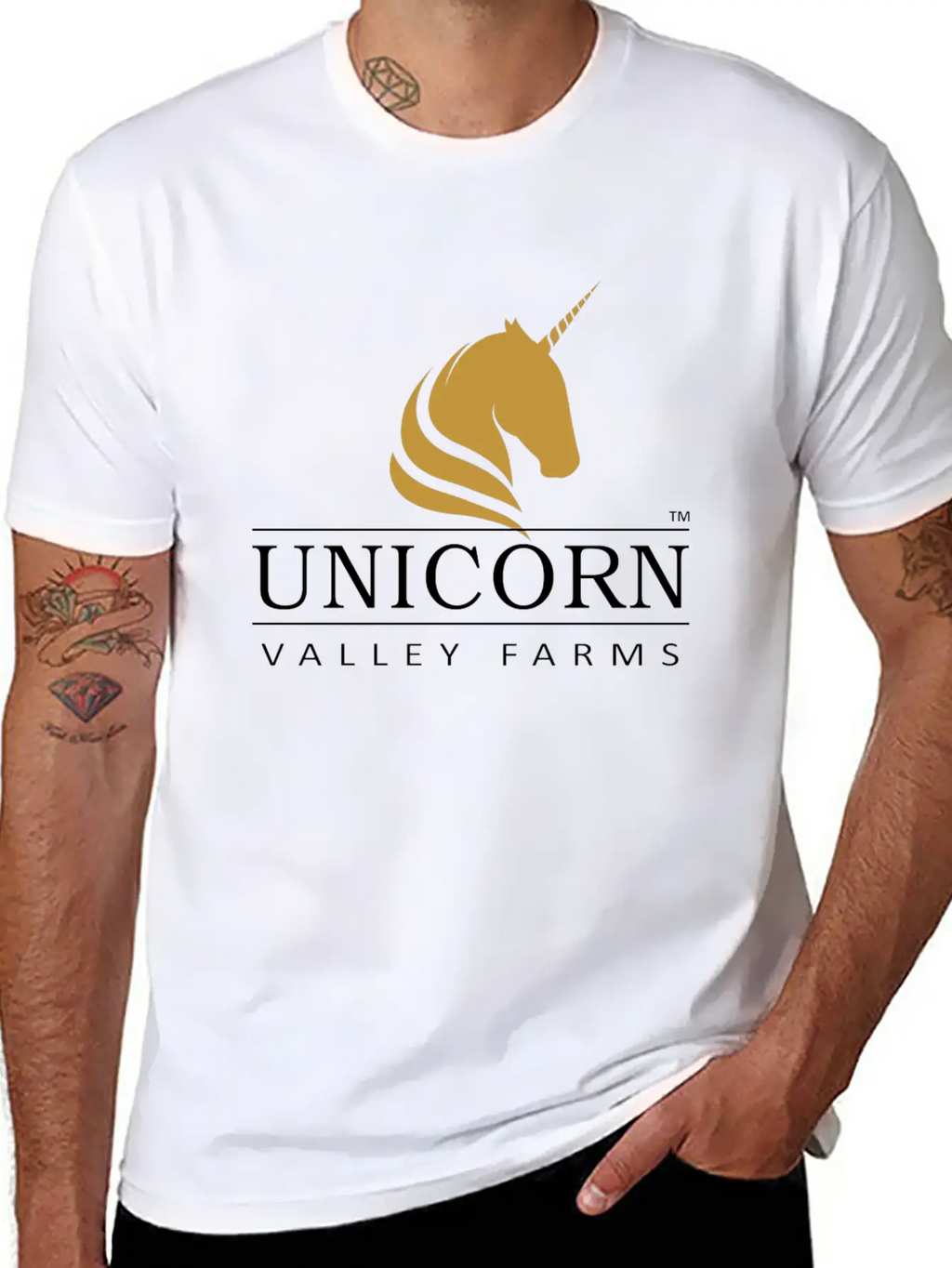 Unicorn Valley Farms Breathable Soft Cotton T-Shirt – Timeless Casual Look