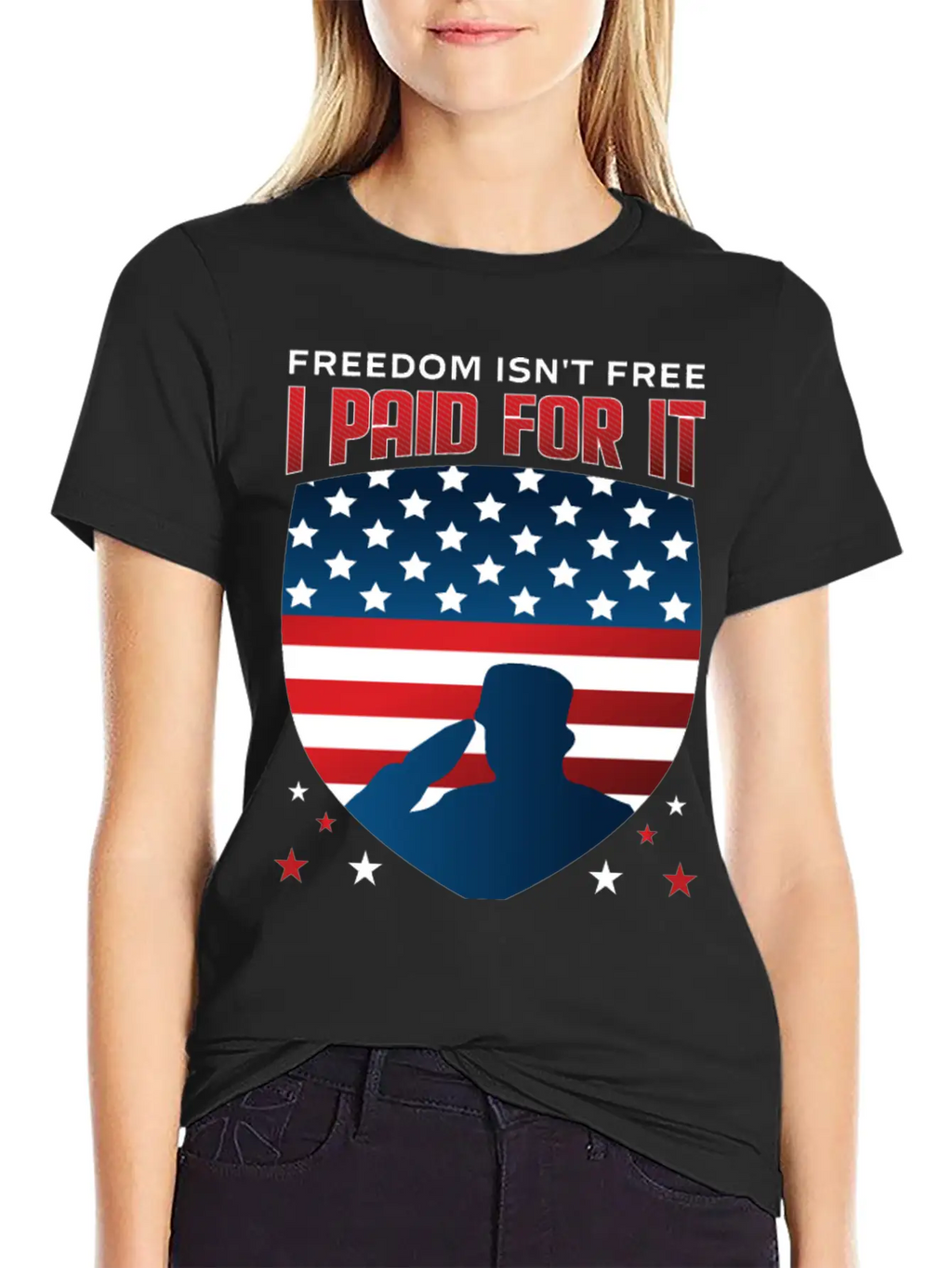 United States US Veteran Dad Grandpa Gift Ideas Unisex Short Sleeve Soft Cotton T-Shirt – Casual Everyday Wear