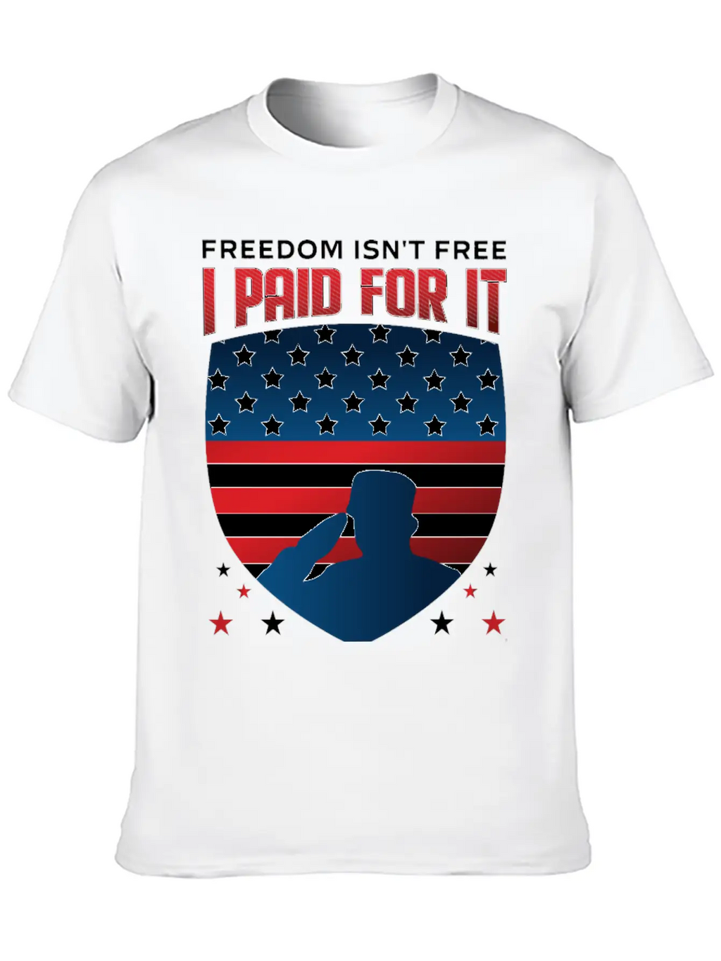 United States US Veteran Dad Grandpa Gift Ideas Unisex Short Sleeve Soft Cotton T-Shirt – Casual Everyday Wear