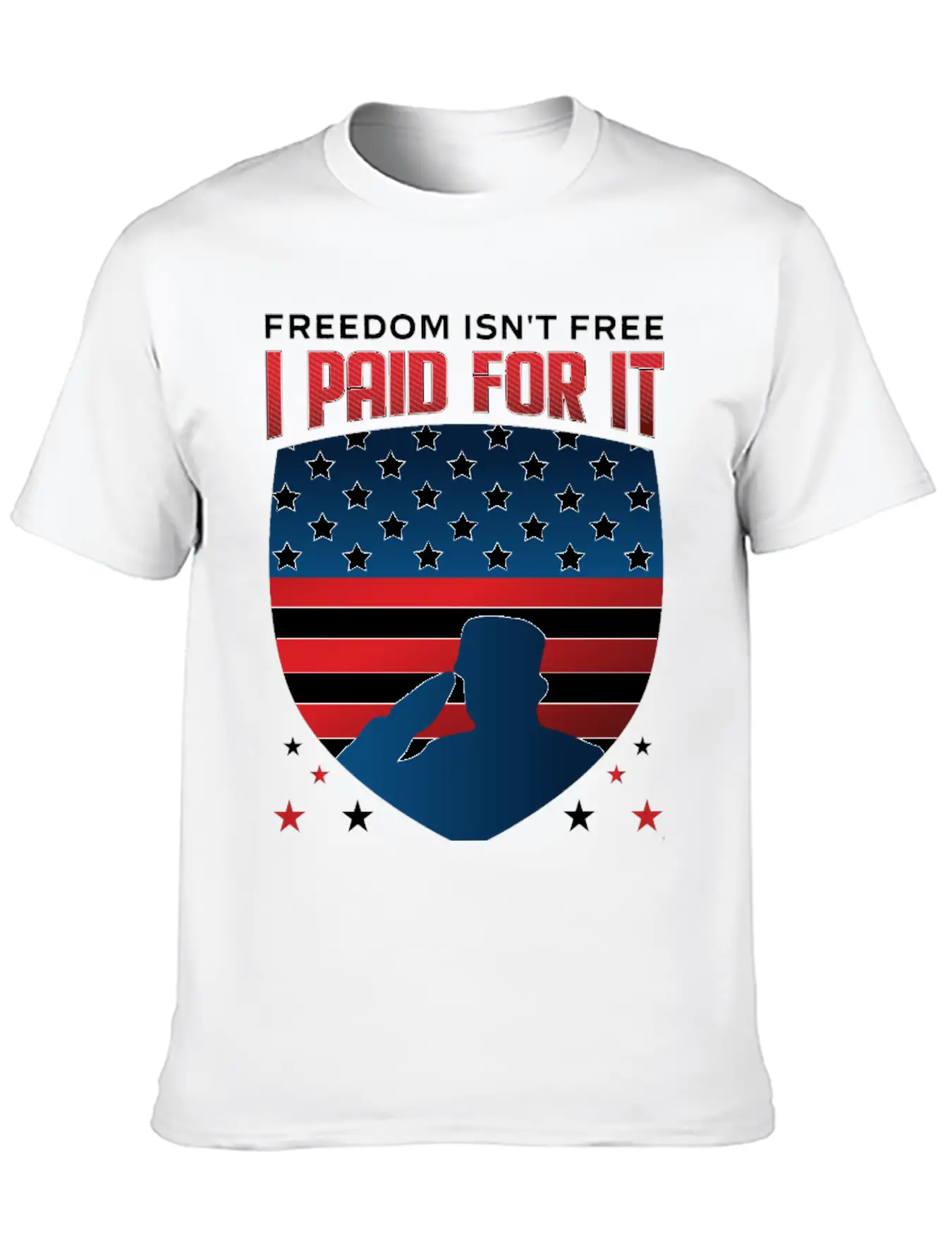 United States US Veteran Dad Grandpa Gift Ideas Unisex Short Sleeve Soft Cotton T-Shirt – Casual Everyday Wear