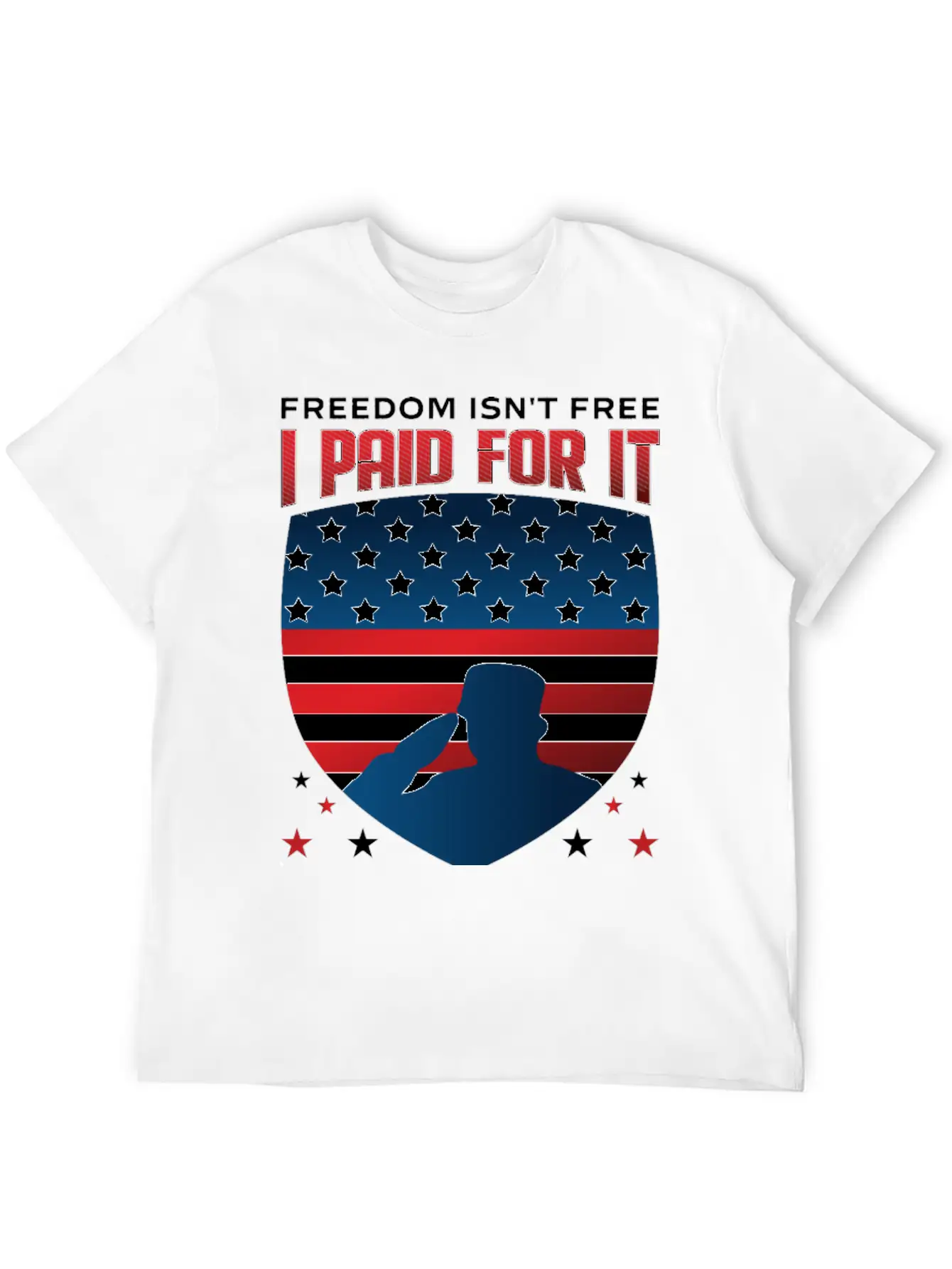 United States US Veteran Dad Grandpa Gift Ideas Unisex Short Sleeve Soft Cotton T-Shirt – Casual Everyday Wear