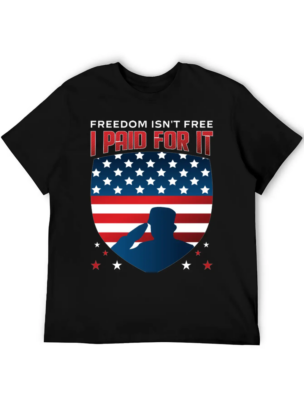 United States US Veteran Dad Grandpa Gift Ideas Unisex Short Sleeve Soft Cotton T-Shirt – Casual Everyday Wear