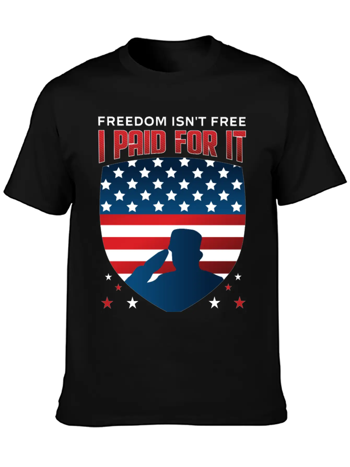 United States US Veteran Dad Grandpa Gift Ideas Unisex Short Sleeve Soft Cotton T-Shirt – Casual Everyday Wear