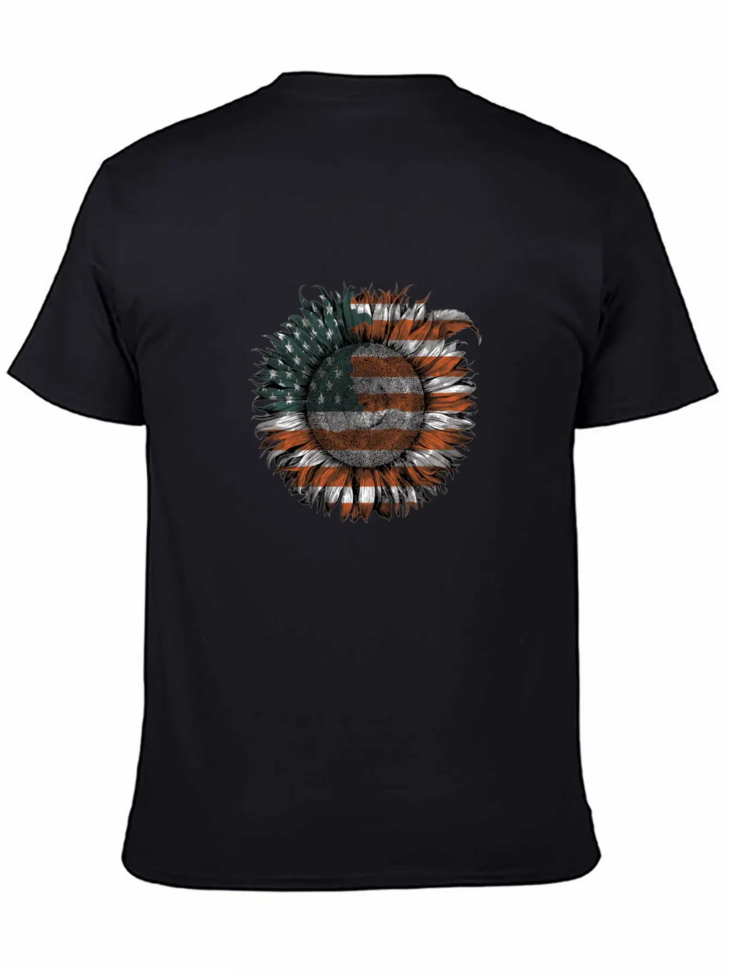 Unitedstate Sunflower Breathable Soft Cotton T-Shirt – Timeless Casual Look