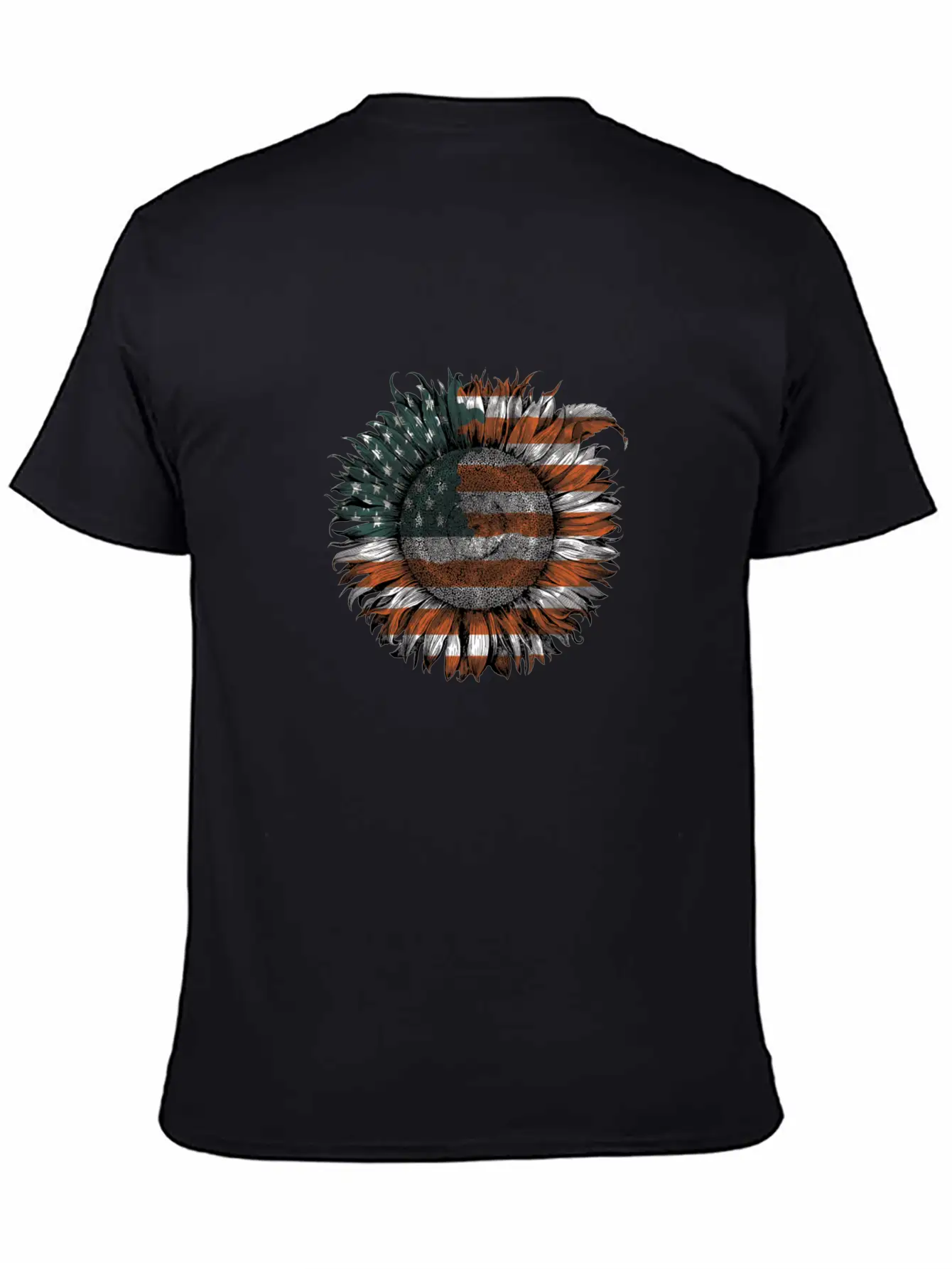 Unitedstate Sunflower Breathable Soft Cotton T-Shirt – Timeless Casual Look