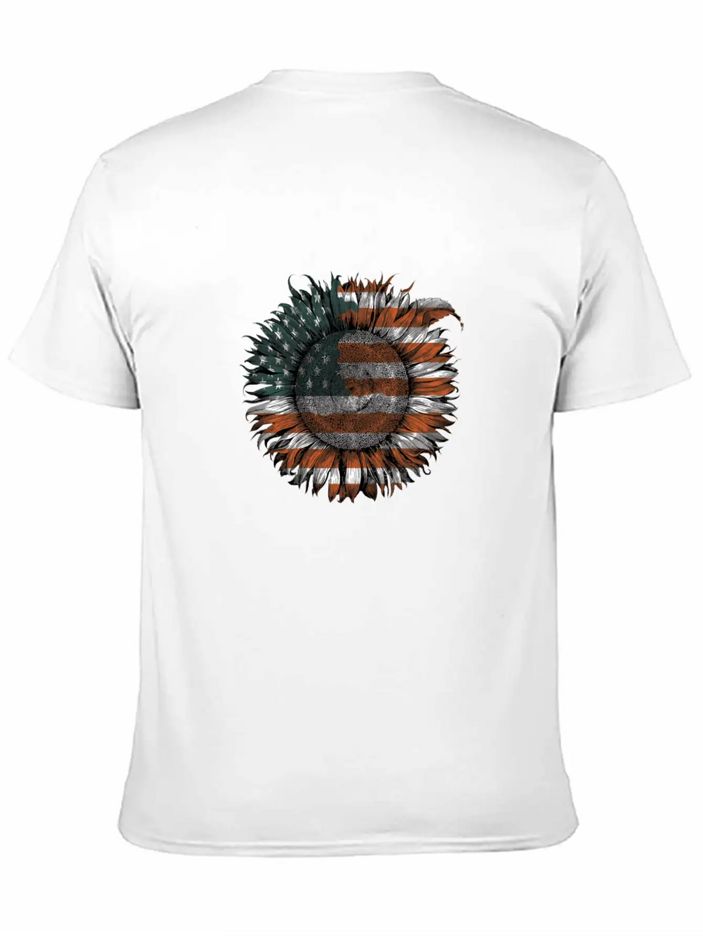 Unitedstate Sunflower Breathable Soft Cotton T-Shirt – Timeless Casual Look