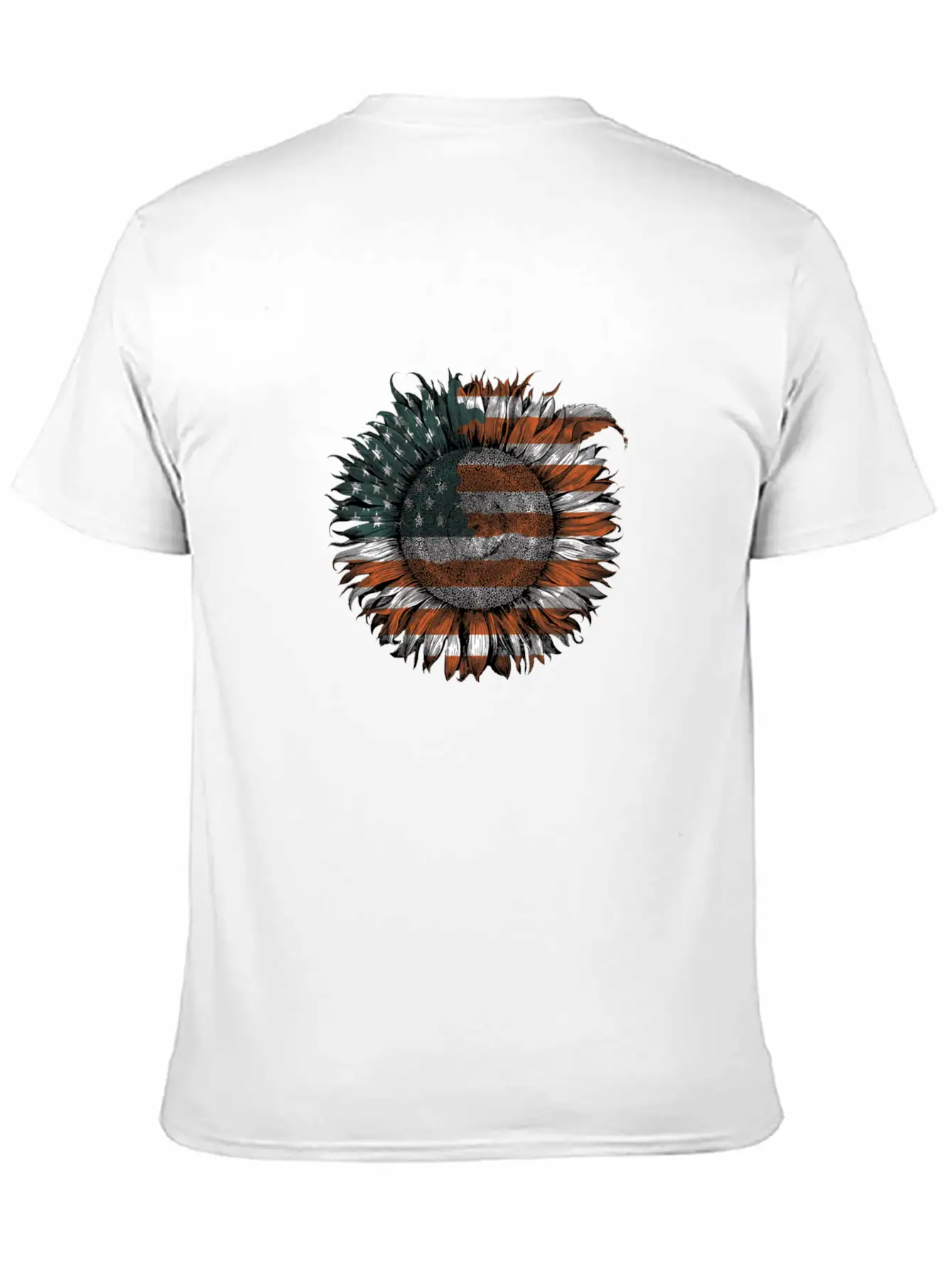Unitedstate Sunflower Breathable Soft Cotton T-Shirt – Timeless Casual Look