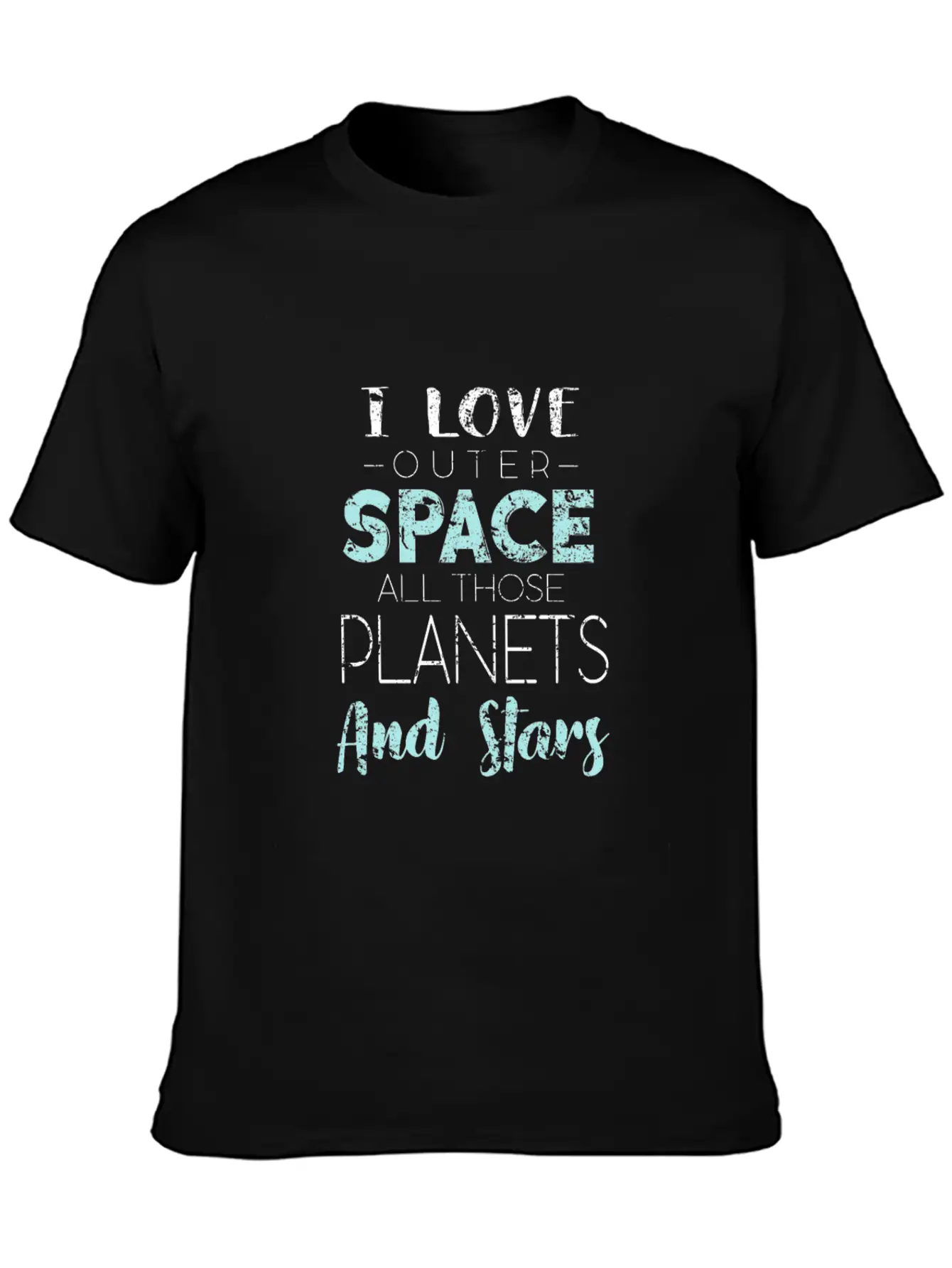 Universe Space Weightless Mars Rocket Breathable Soft Cotton T-Shirt – Timeless Casual Look