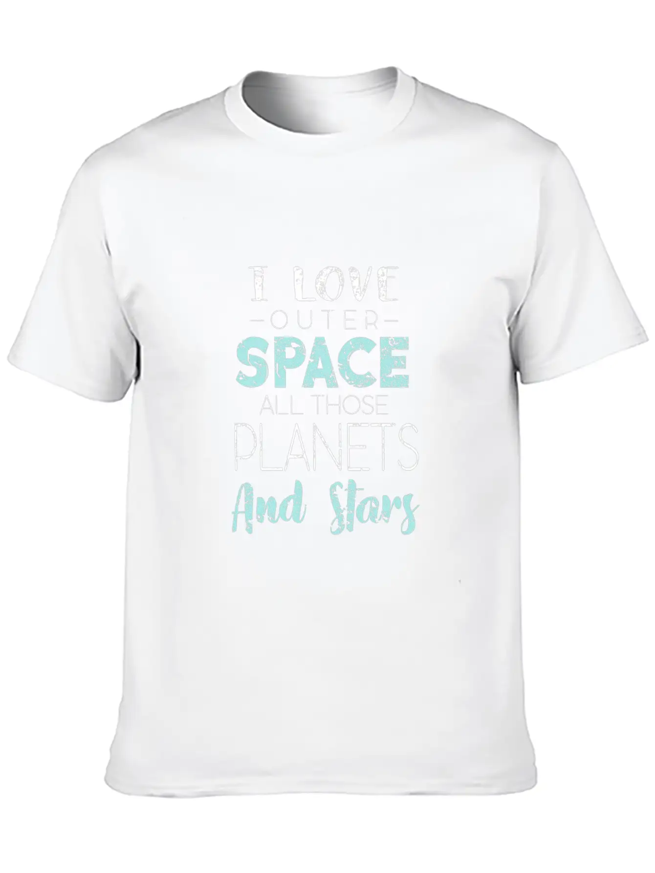 Universe Space Weightless Mars Rocket Breathable Soft Cotton T-Shirt – Timeless Casual Look
