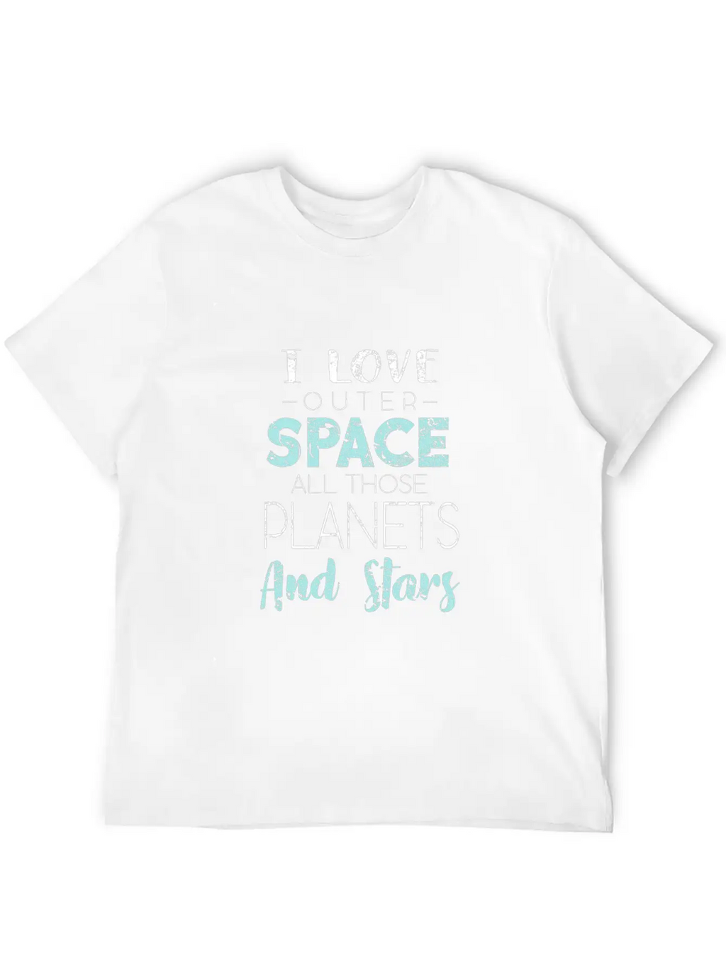 Universe Space Weightless Mars Rocket Breathable Soft Cotton T-Shirt – Timeless Casual Look