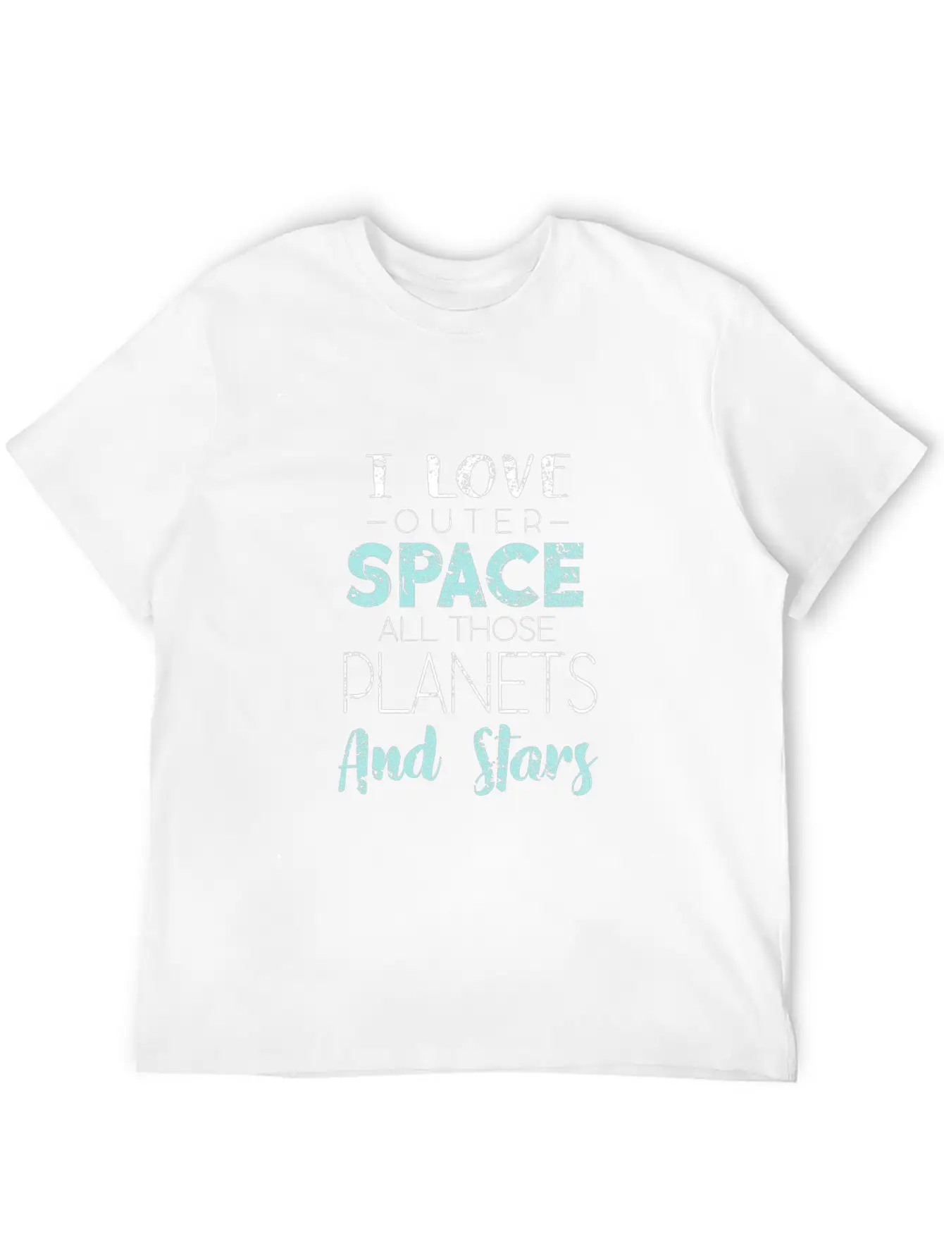 Universe Space Weightless Mars Rocket Breathable Soft Cotton T-Shirt – Timeless Casual Look