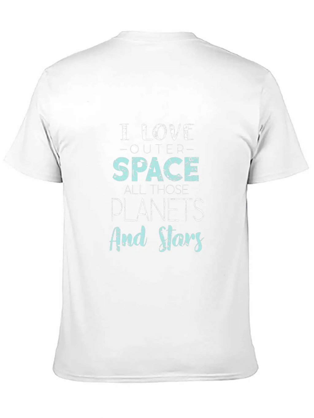 Universe Space Weightless Mars Rocket Breathable Soft Cotton T-Shirt – Timeless Casual Look