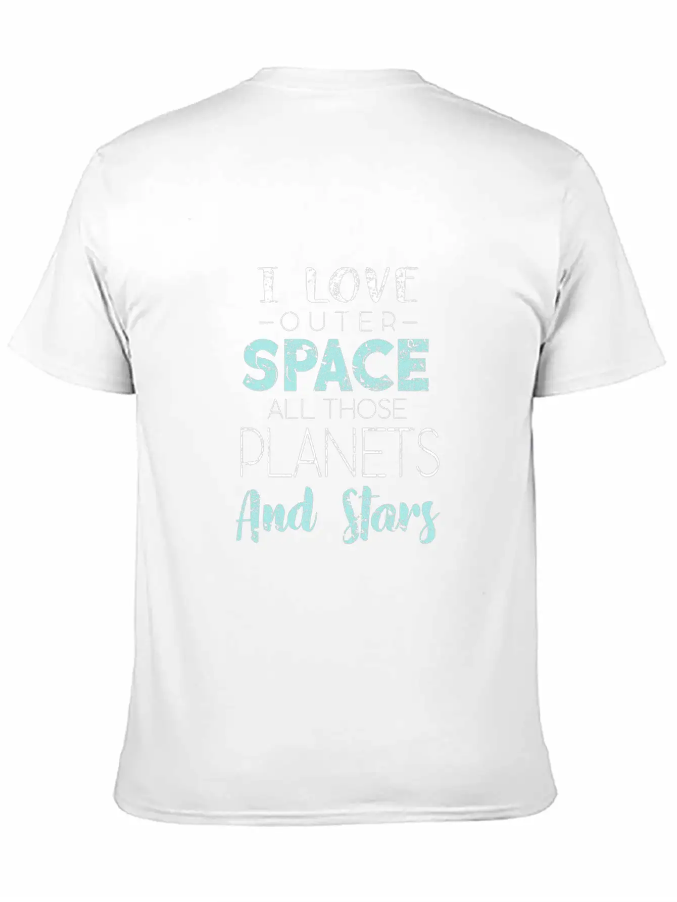 Universe Space Weightless Mars Rocket Breathable Soft Cotton T-Shirt – Timeless Casual Look