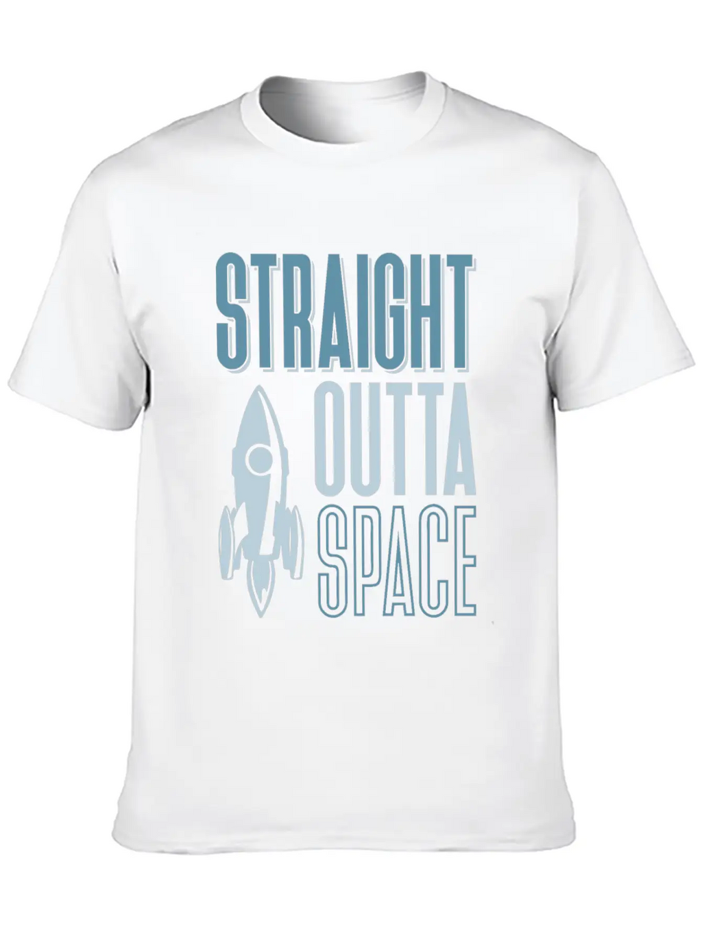Universe Space Weightless Planet Moon Unisex Casual T-Shirt – Clean Design For Daily Comfort
