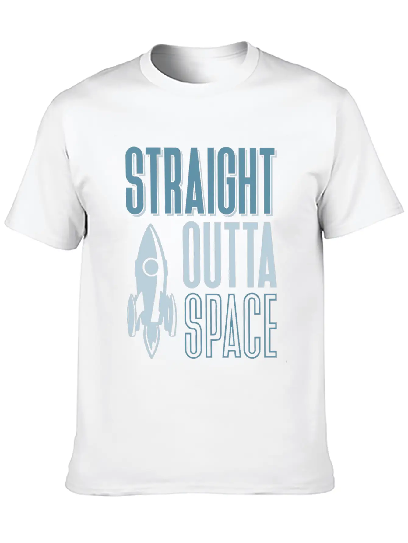 Universe Space Weightless Planet Moon Unisex Casual T-Shirt – Clean Design For Daily Comfort