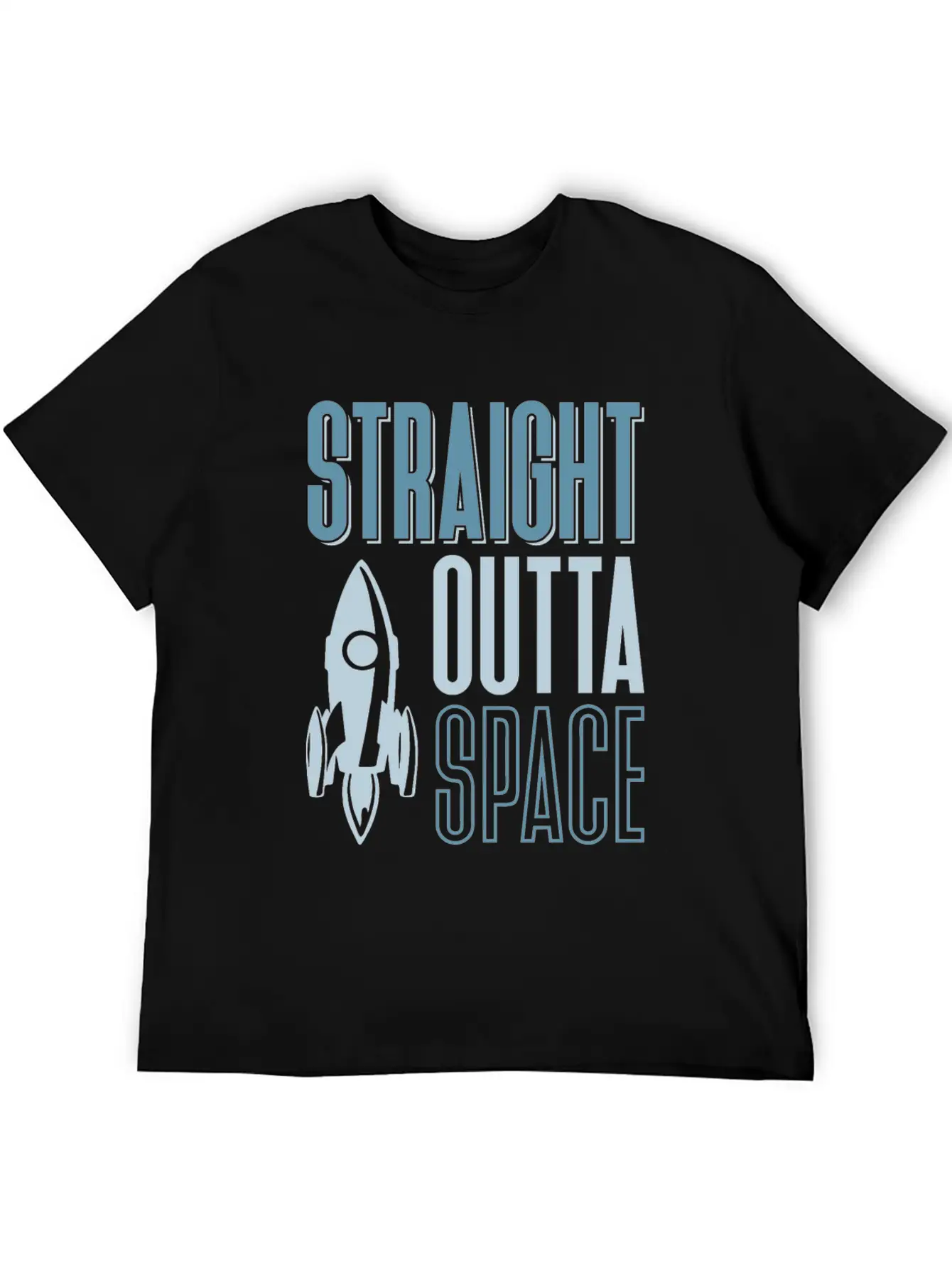 Universe Space Weightless Planet Moon Unisex Casual T-Shirt – Clean Design For Daily Comfort