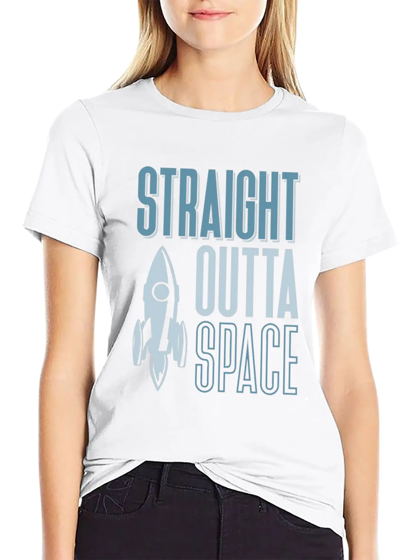 Universe Space Weightless Planet Moon Unisex Casual T-Shirt – Clean Design For Daily Comfort