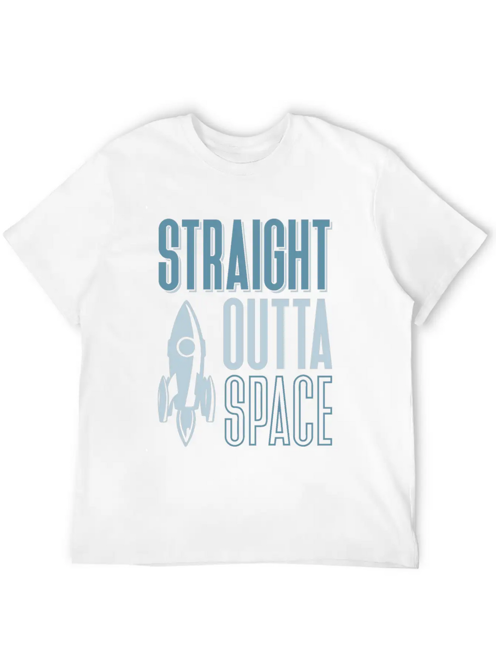 Universe Space Weightless Planet Moon Unisex Casual T-Shirt – Clean Design For Daily Comfort