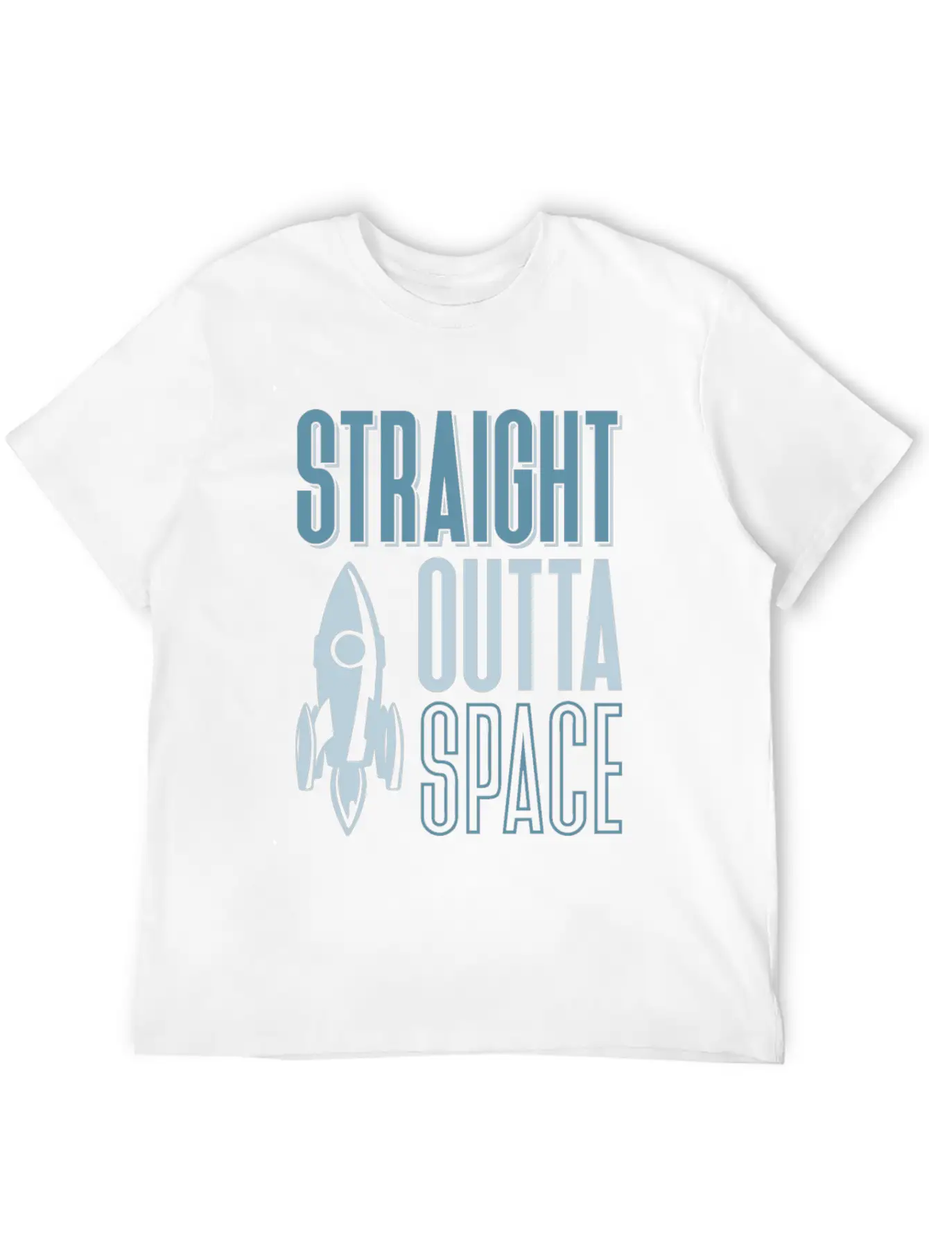 Universe Space Weightless Planet Moon Unisex Casual T-Shirt – Clean Design For Daily Comfort