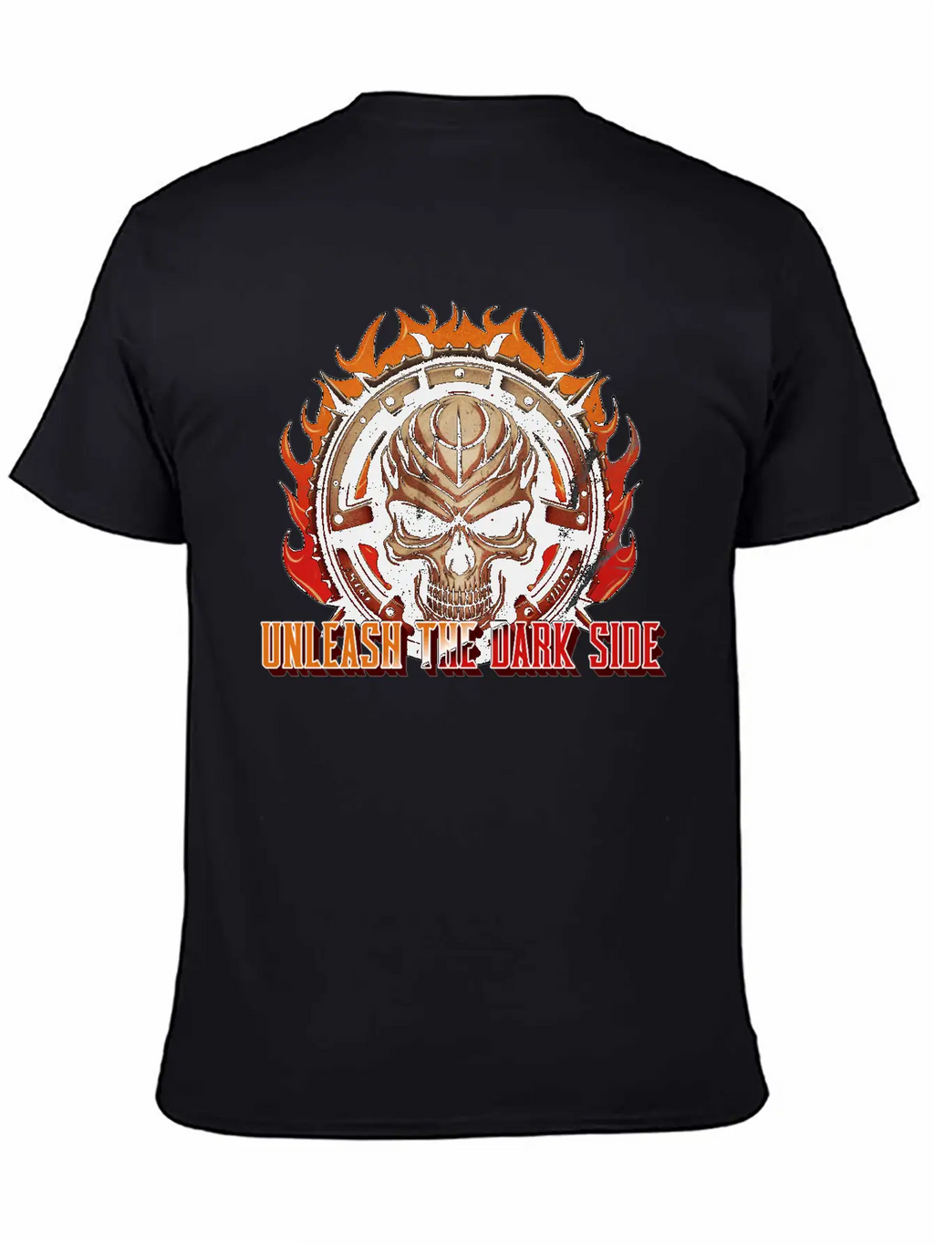Unleash The Dark Side - Skull Casual Graphic T-Shirt – Simple And Comfortable Daily Wear