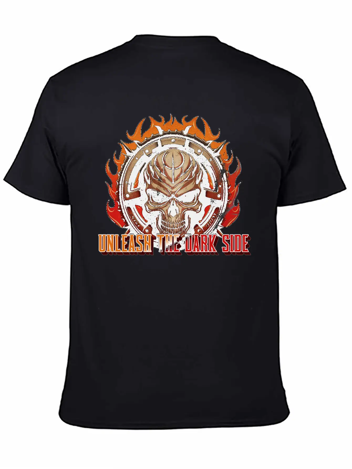 Unleash The Dark Side - Skull Casual Graphic T-Shirt – Simple And Comfortable Daily Wear