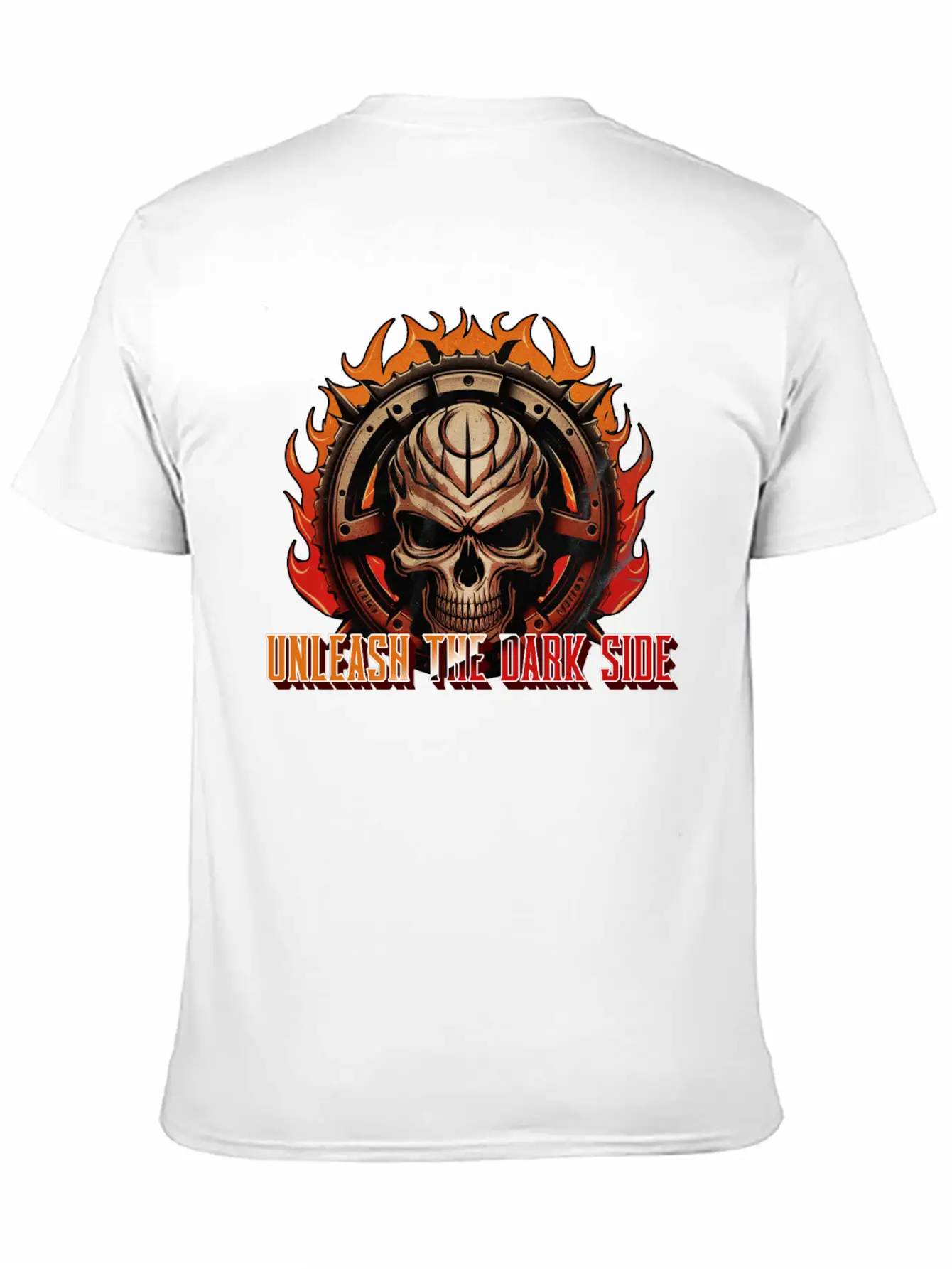 Unleash The Dark Side - Skull Casual Graphic T-Shirt – Simple And Comfortable Daily Wear