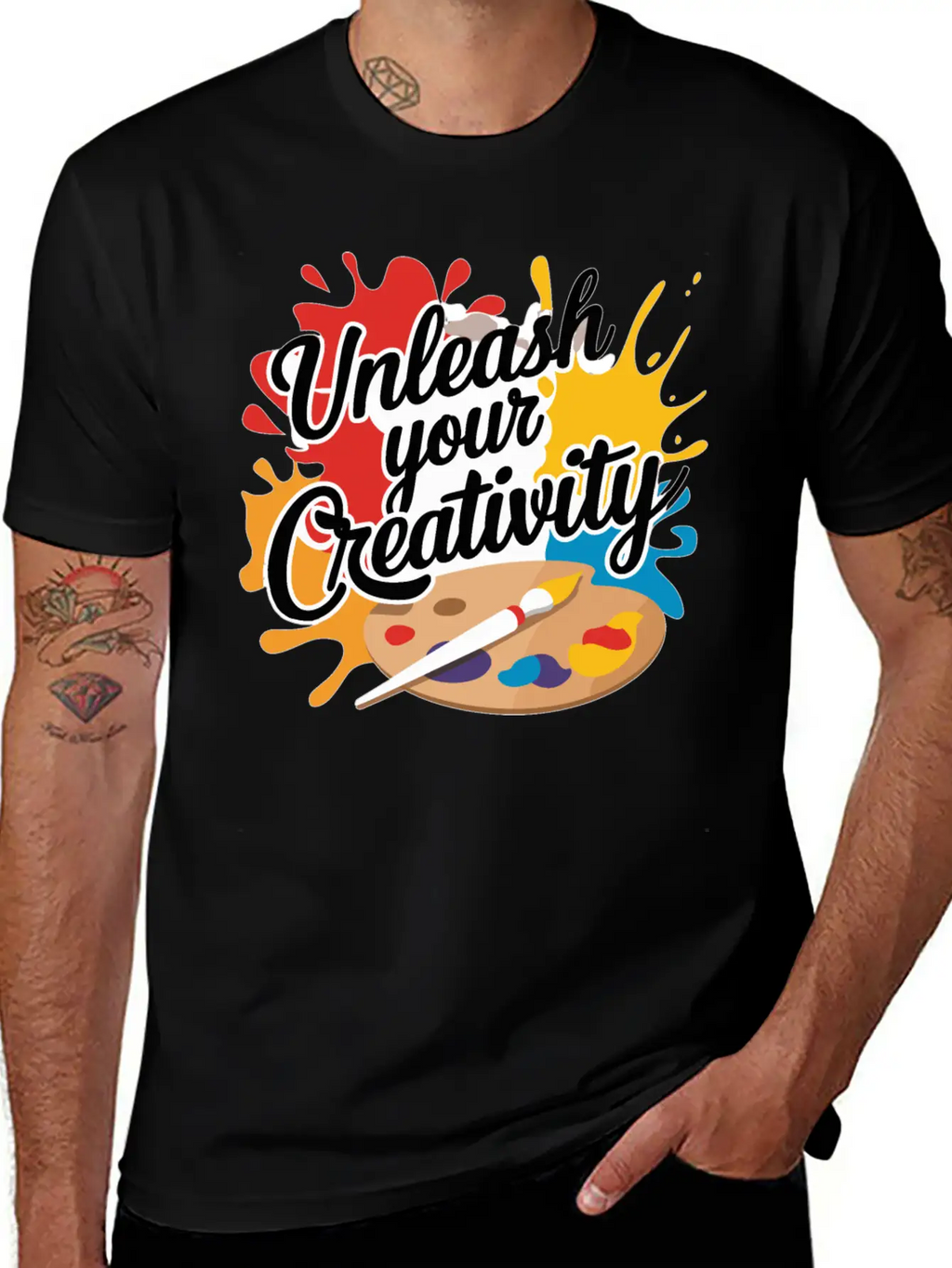 Unleash Your Creativity Design Stylish Everyday T-Shirt – Unisex Basic Cotton Tee