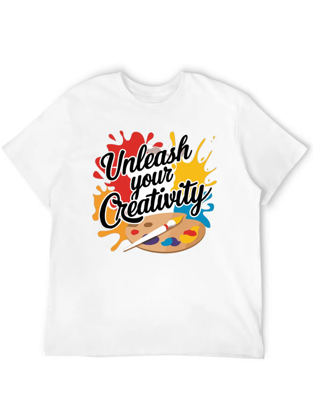 Unleash Your Creativity Design Stylish Everyday T-Shirt – Unisex Basic Cotton Tee