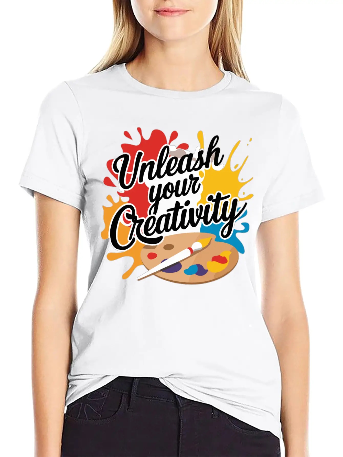 Unleash Your Creativity Design Stylish Everyday T-Shirt – Unisex Basic Cotton Tee