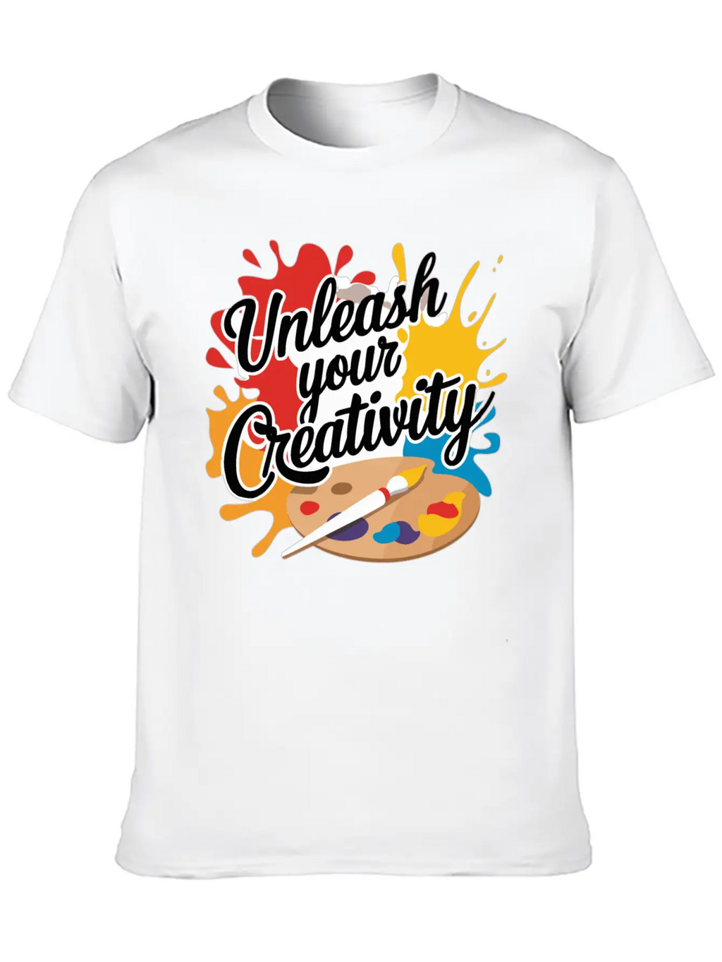 Unleash Your Creativity Design Stylish Everyday T-Shirt – Unisex Basic Cotton Tee