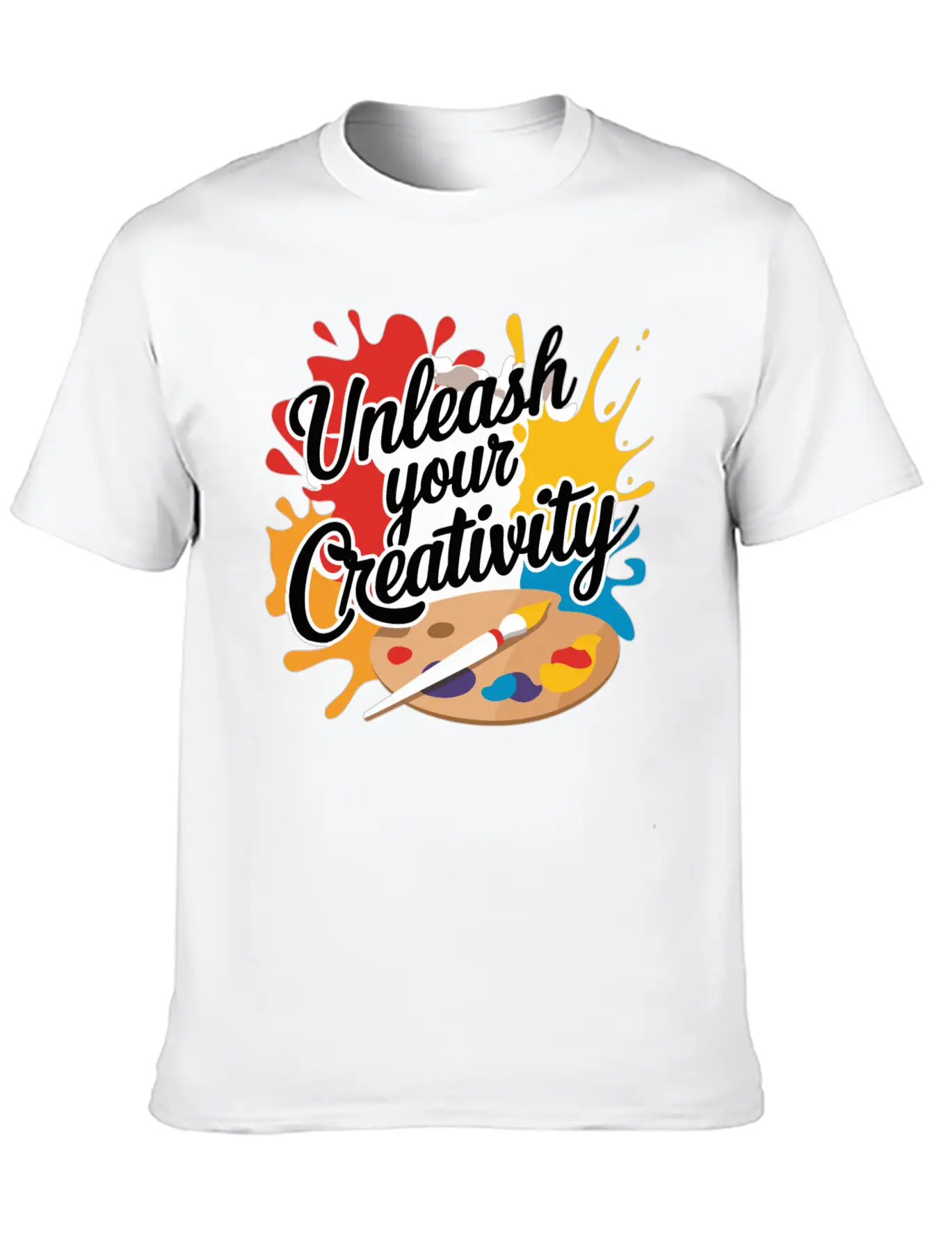 Unleash Your Creativity Design Stylish Everyday T-Shirt – Unisex Basic Cotton Tee
