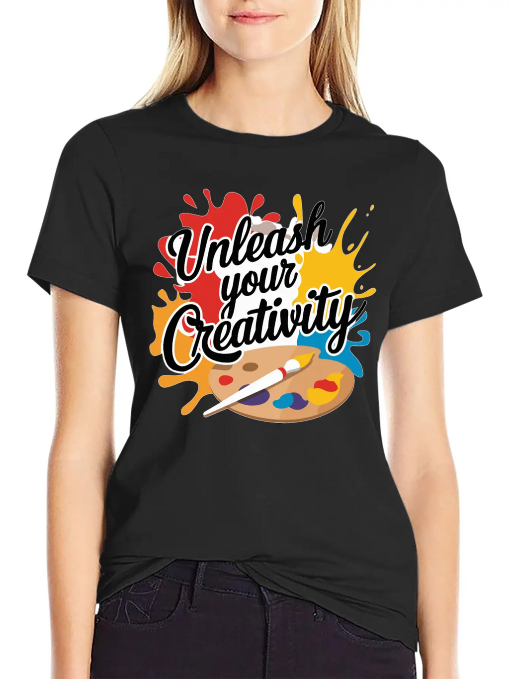 Unleash Your Creativity Design Stylish Everyday T-Shirt – Unisex Basic Cotton Tee