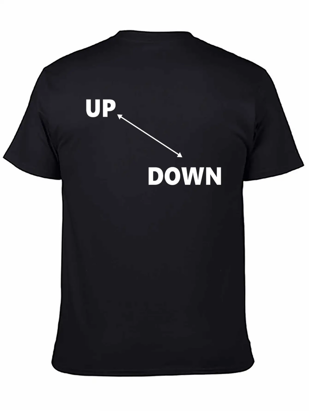 Up & Down Arrow Classic Fit Graphic Tee For Daily Comfort – Unisex Cotton Shirt