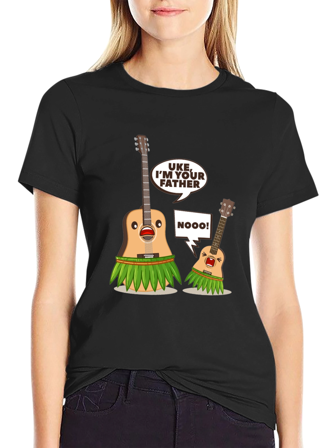 Uke Im Your Father Funny Graphic T-Shirt