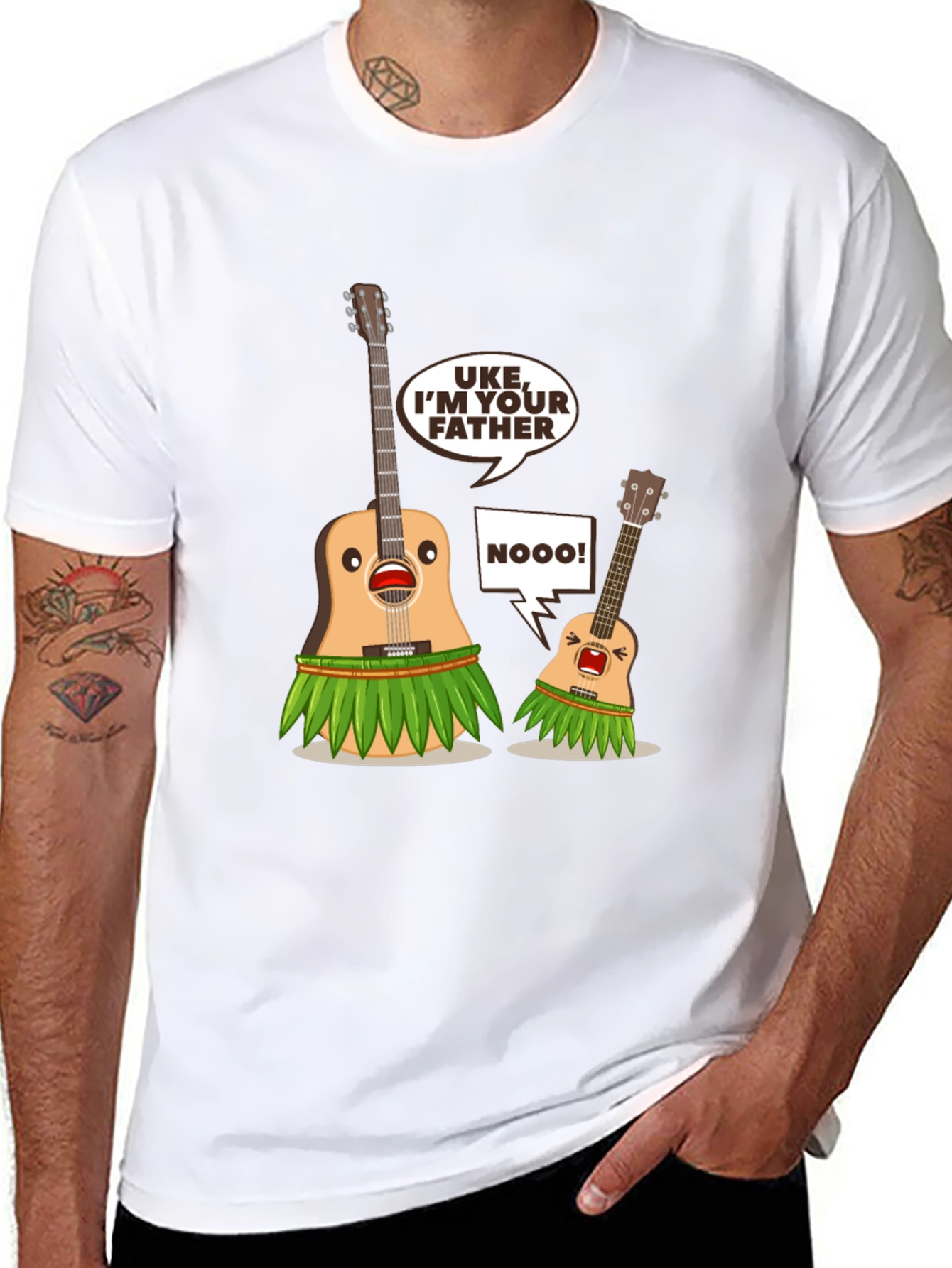 Uke Im Your Father Funny Graphic T-Shirt